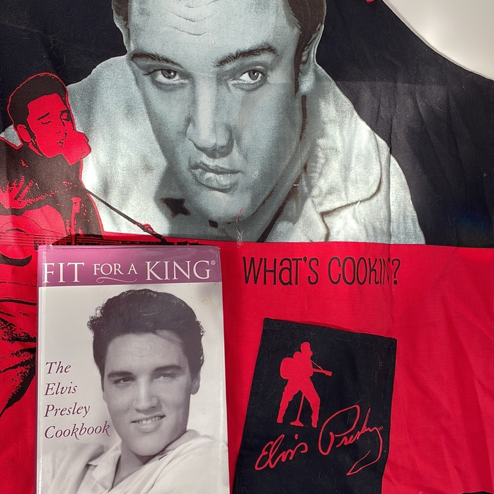 The Elvis Presley Cook Book & Apron-FREE with purchase of any Elvis Item!